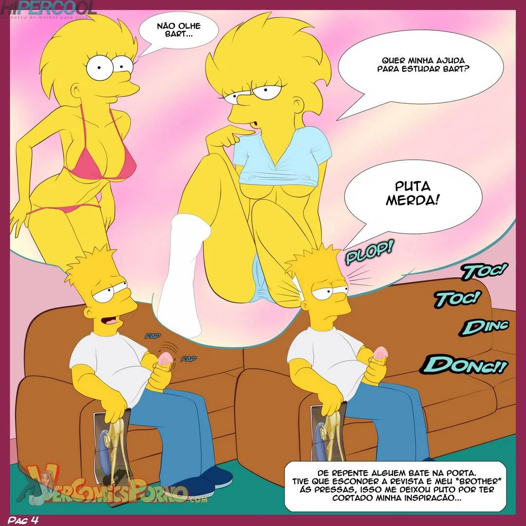 Os Simpsans: Suruba Explícita com Marge e Lisa Os Simpsans: Suruba Explícita com Marge e Lisa