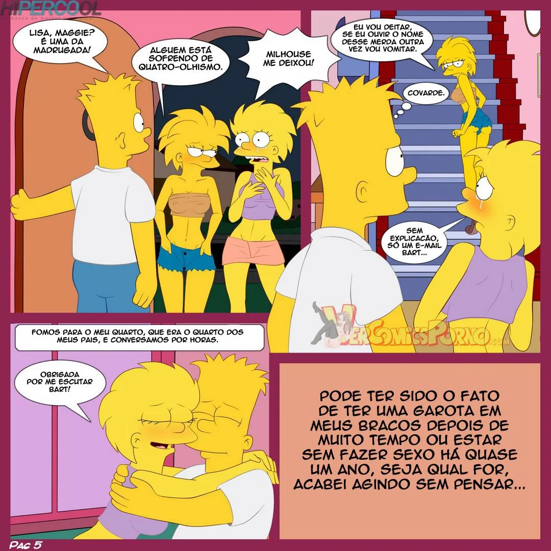 Os Simpsans: Suruba Explícita com Marge e Lisa Os Simpsans: Suruba Explícita com Marge e Lisa