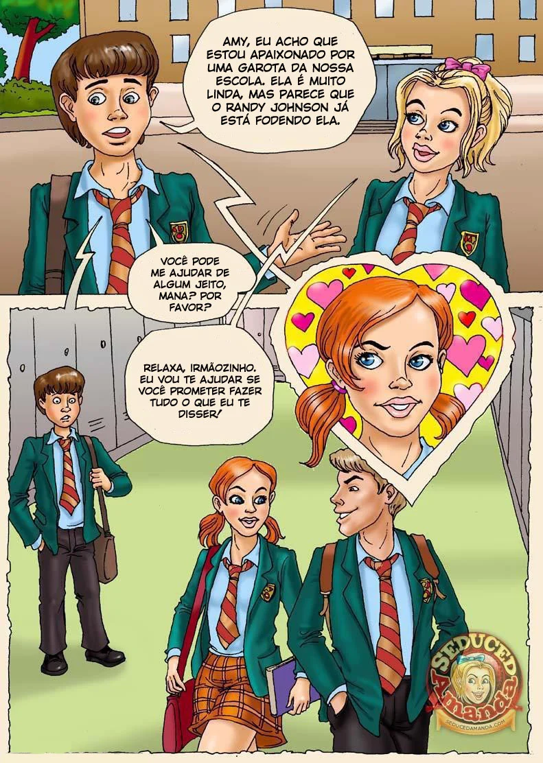 Amanda em Suruba Explícita com Irmão - HQ Erótica Hot e Perversa