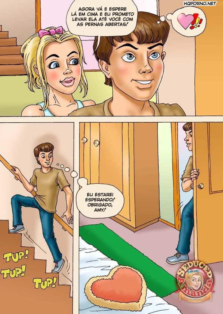 Amanda em Suruba Explícita com Irmão - HQ Erótica Hot e Perversa