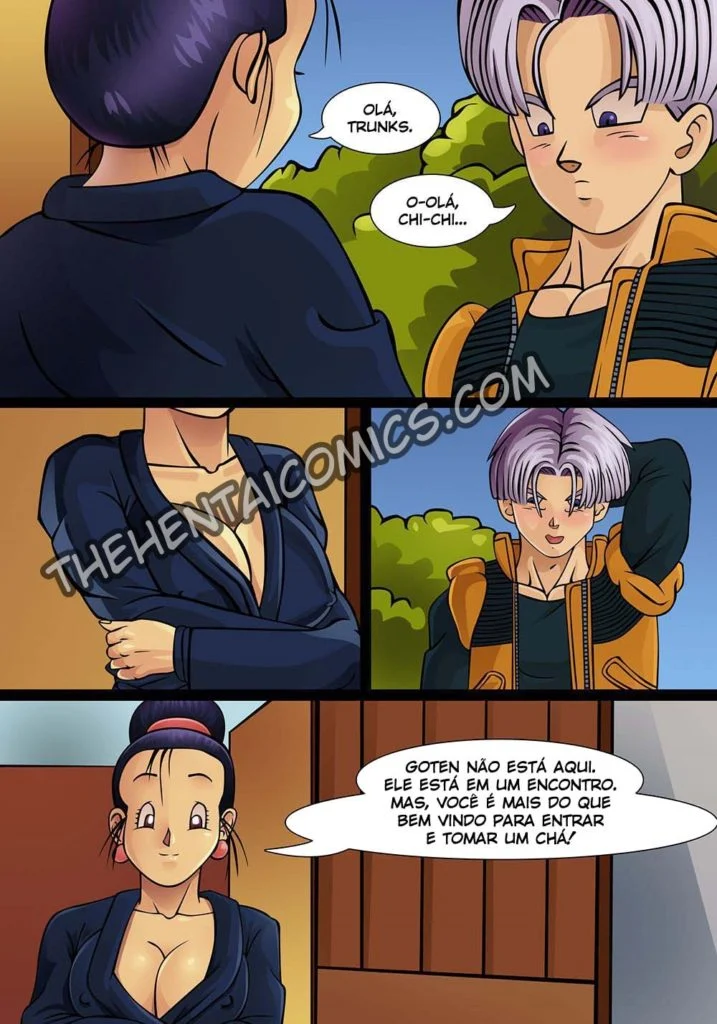 Sexo Proibido da Chichi com Trunks em HQ Erótica de Dragon Ball GT Sexo Proibido da Chichi com Trunks em HQ Erótica de Dragon Ball GT
