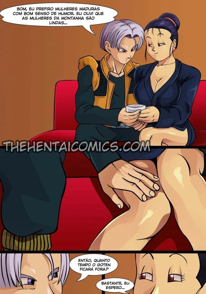 Sexo Proibido da Chichi com Trunks em HQ Erótica de Dragon Ball GT Sexo Proibido da Chichi com Trunks em HQ Erótica de Dragon Ball GT