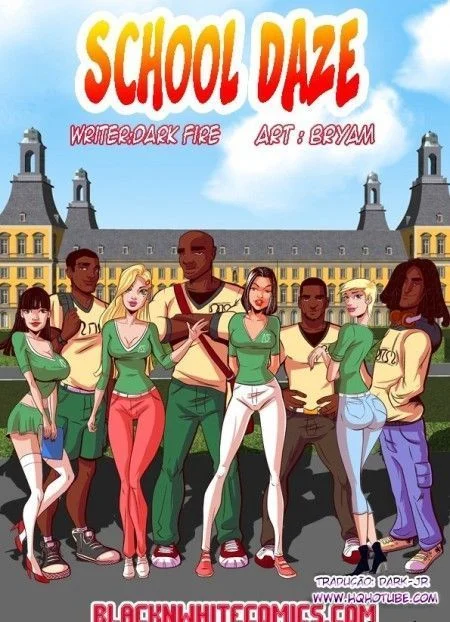 Estudantes Novinhas Transando: Sexo Inter-racial Explícito em HQ de Hentai Proibido