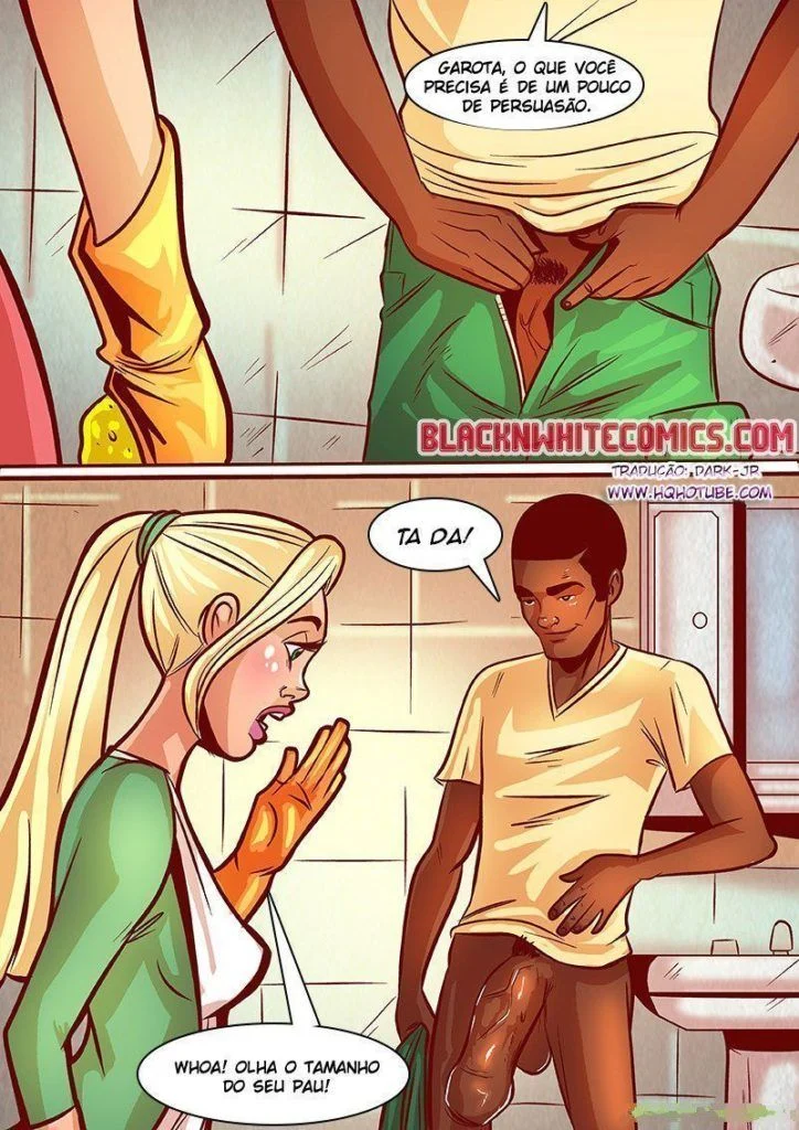 Estudantes Novinhas Transando: Sexo Inter-racial Explícito em HQ de Hentai Proibido