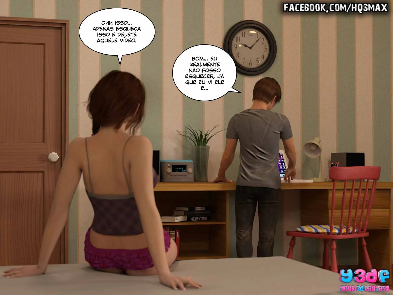 Chefe Tarado Escraviza sua Funcionária - Hentai em HQ com Sexo Explícito