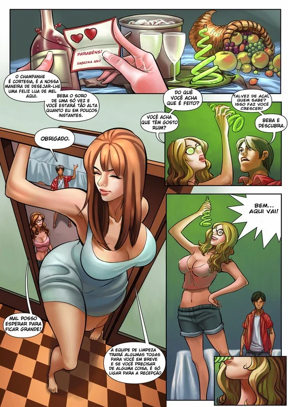 Fantasias Eróticas Selvagens no Hotel Amazon: Perversão em HQ Explícita