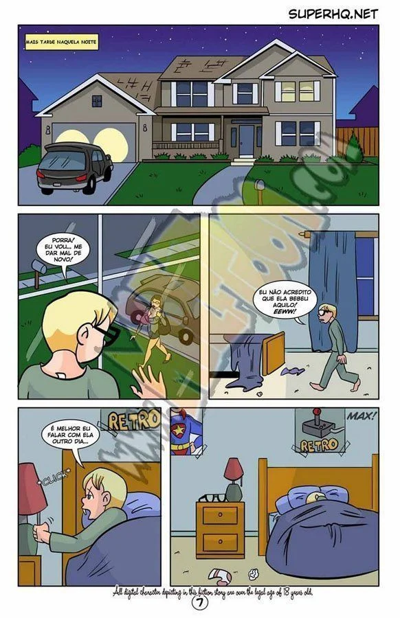 Mãe e Filho Transando sem Limites - Hentai Explícito em HQ