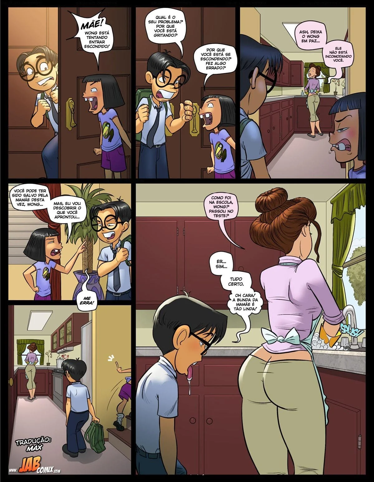 Minha Vizinha Safada: Enfim Sozinha e Gemendo no Quarto - Capítulo 5