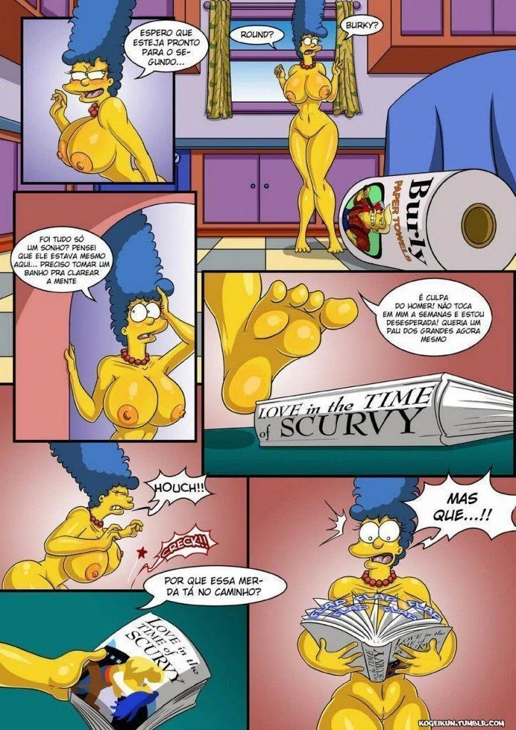 Quadrinhos Eróticos dos Simpsons: Fantasias Proibidas em Ação - Hentai Explícito em HQ