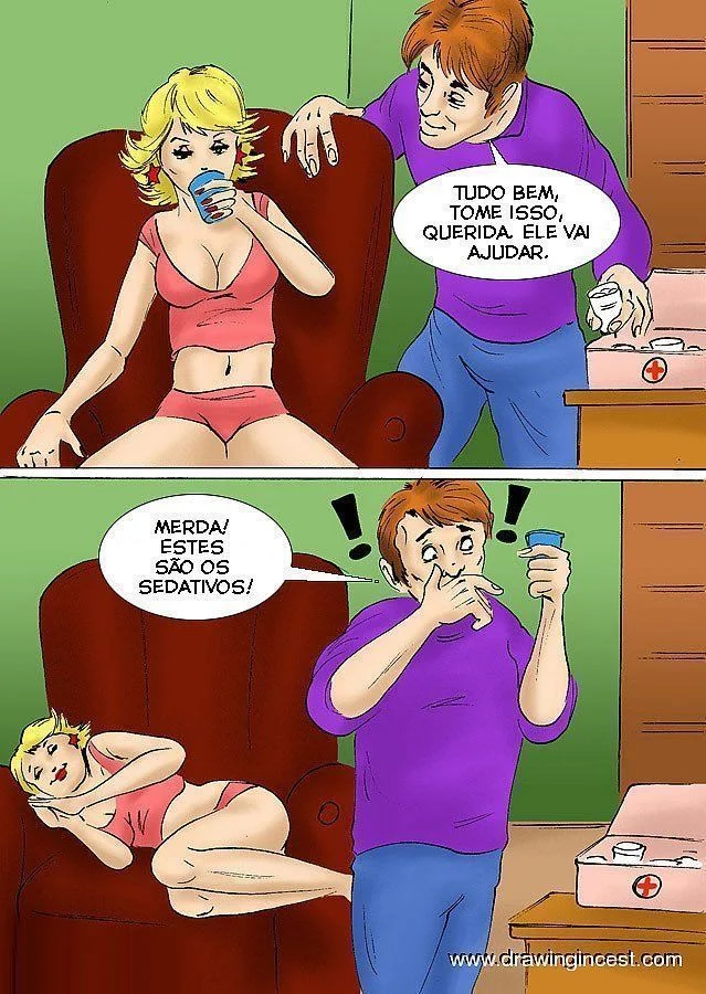 Pai Transa Com Filha Adormecida em HQ Erótica Explícita Pai Transa Com Filha Adormecida em HQ Erótica Explícita