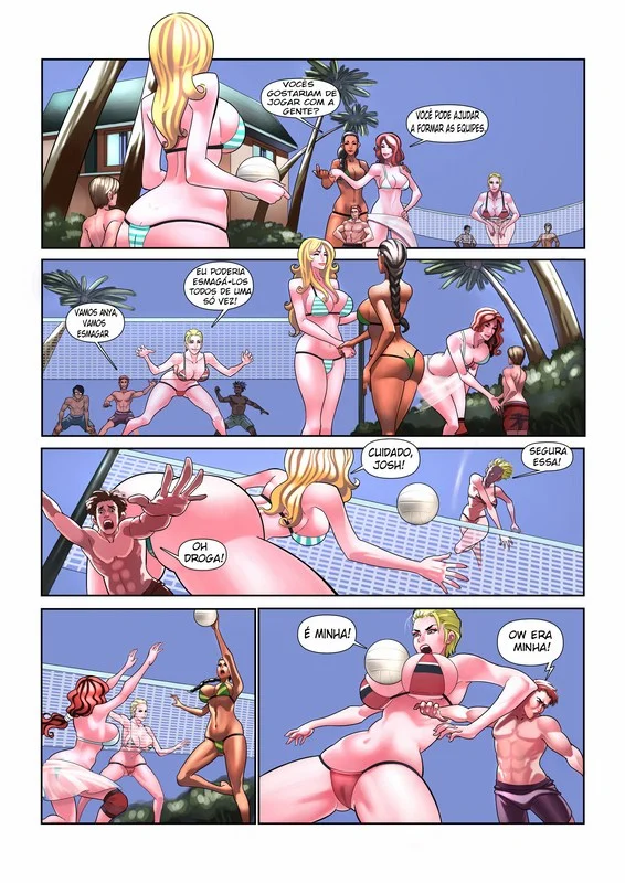 Hotel Amazon 2: Era das Amazonas - Sexo Selvagem em Quadrinhos Eróticos