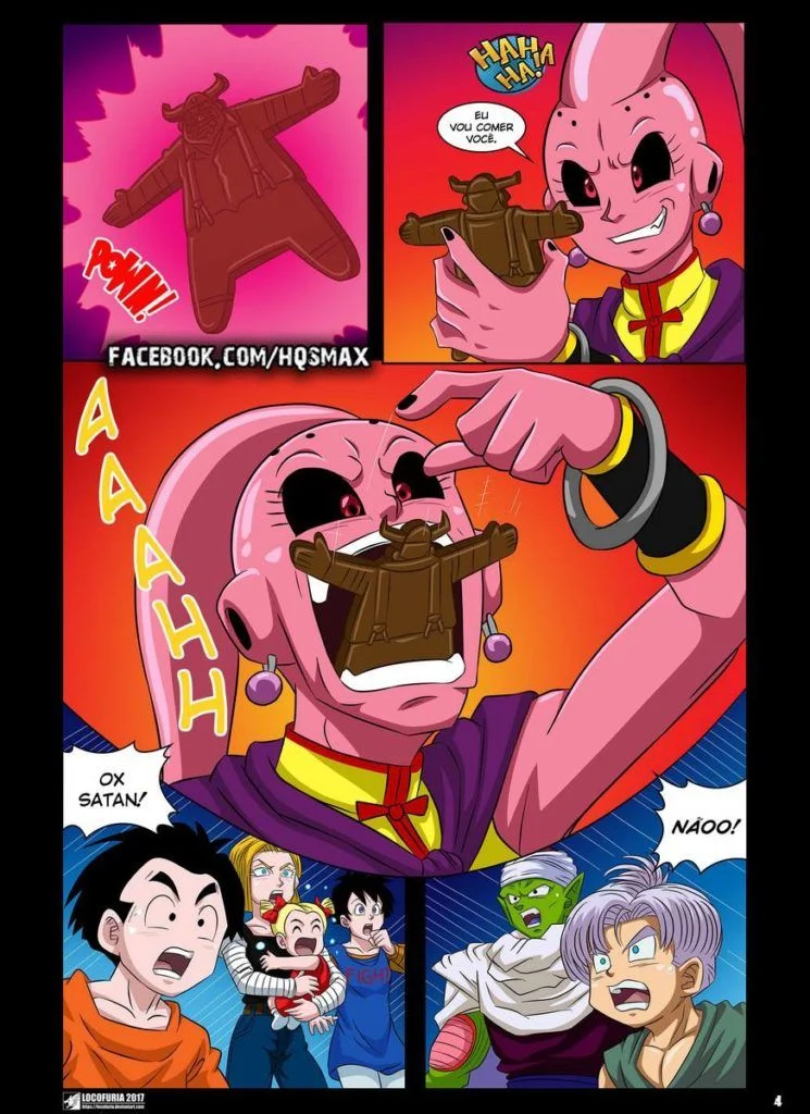 Exploração Erótica Brutal: Majin Buu Violenta Bulma em HQ Pornô de Dragon Ball Z