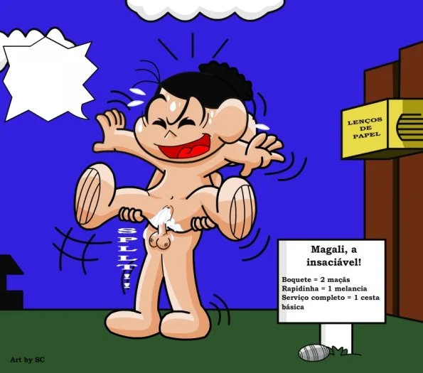 Putaria Explícita da Turma da Mônica: HQ Pornô com Cebolinha e Mônica em Cenas Quentes