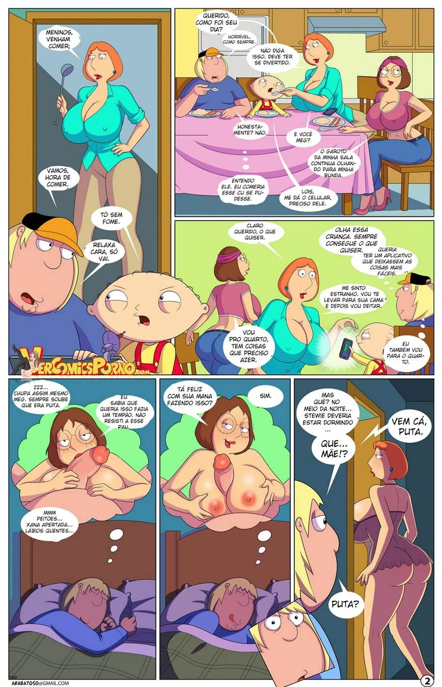 Diários Eróticos de Family Guy: Sexo Explícito nos Quadrinhos Animados Diários Eróticos de Family Guy: Sexo Explícito nos Quadrinhos Animados