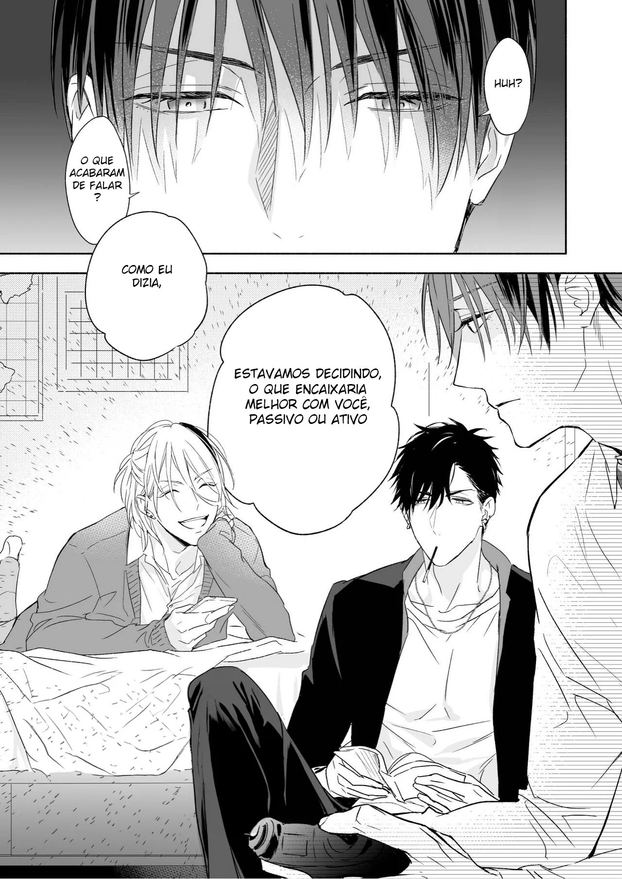 Quem manda na cama: passivo submisso ou dominador ativo? Hentai Yaoi explícito