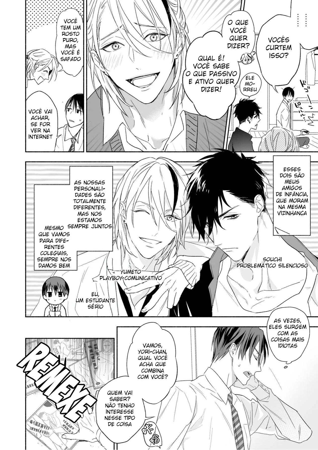 Quem manda na cama: passivo submisso ou dominador ativo? Hentai Yaoi explícito