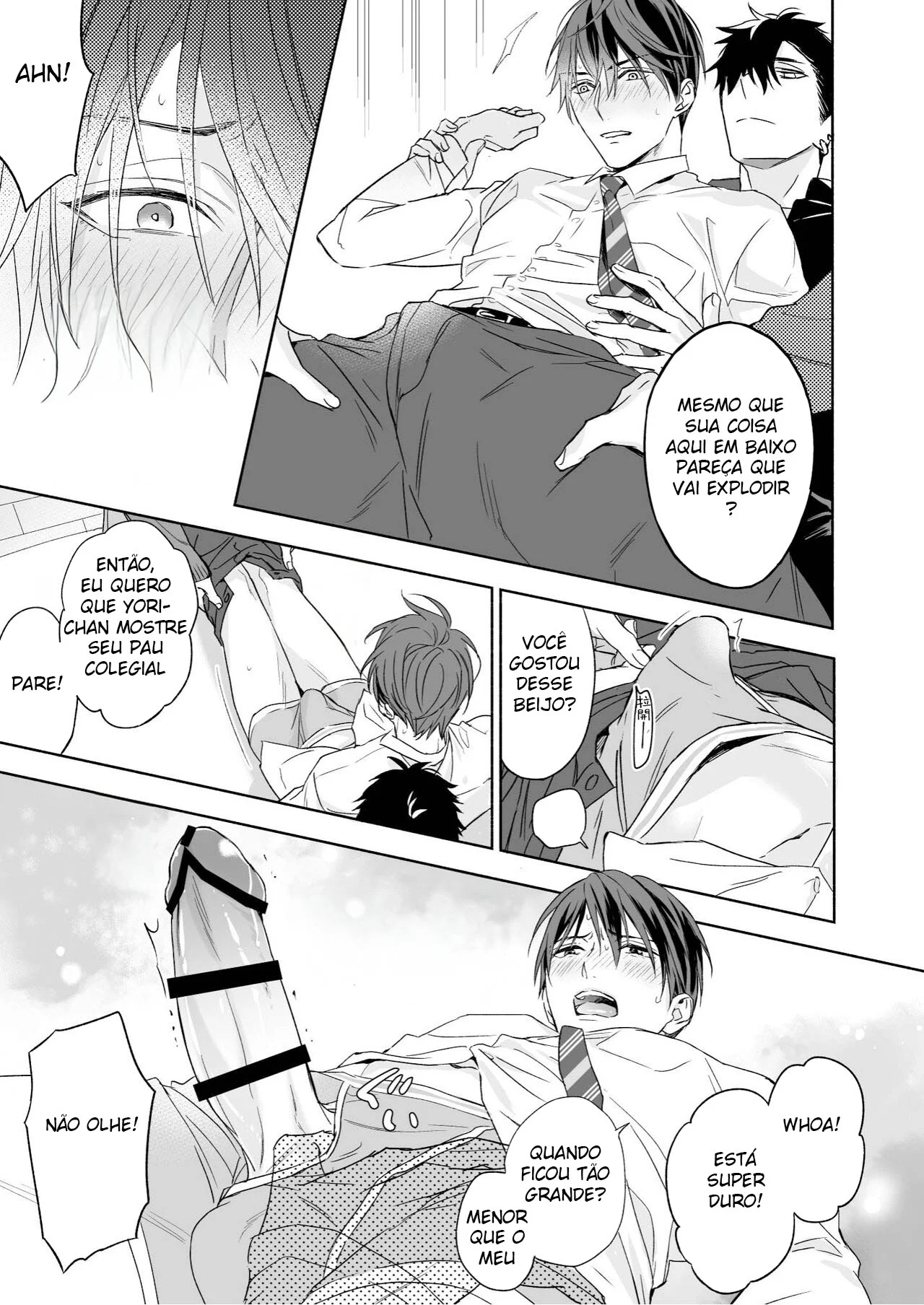 Quem manda na cama: passivo submisso ou dominador ativo? Hentai Yaoi explícito