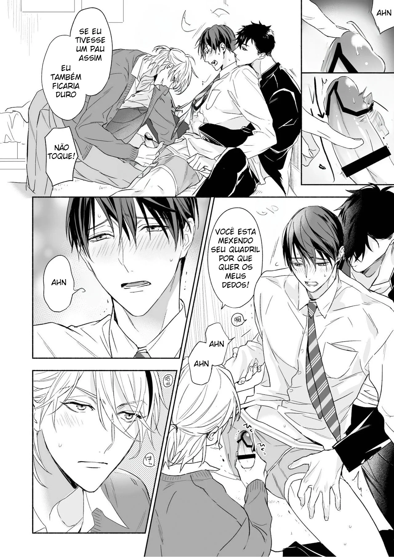 Quem manda na cama: passivo submisso ou dominador ativo? Hentai Yaoi explícito