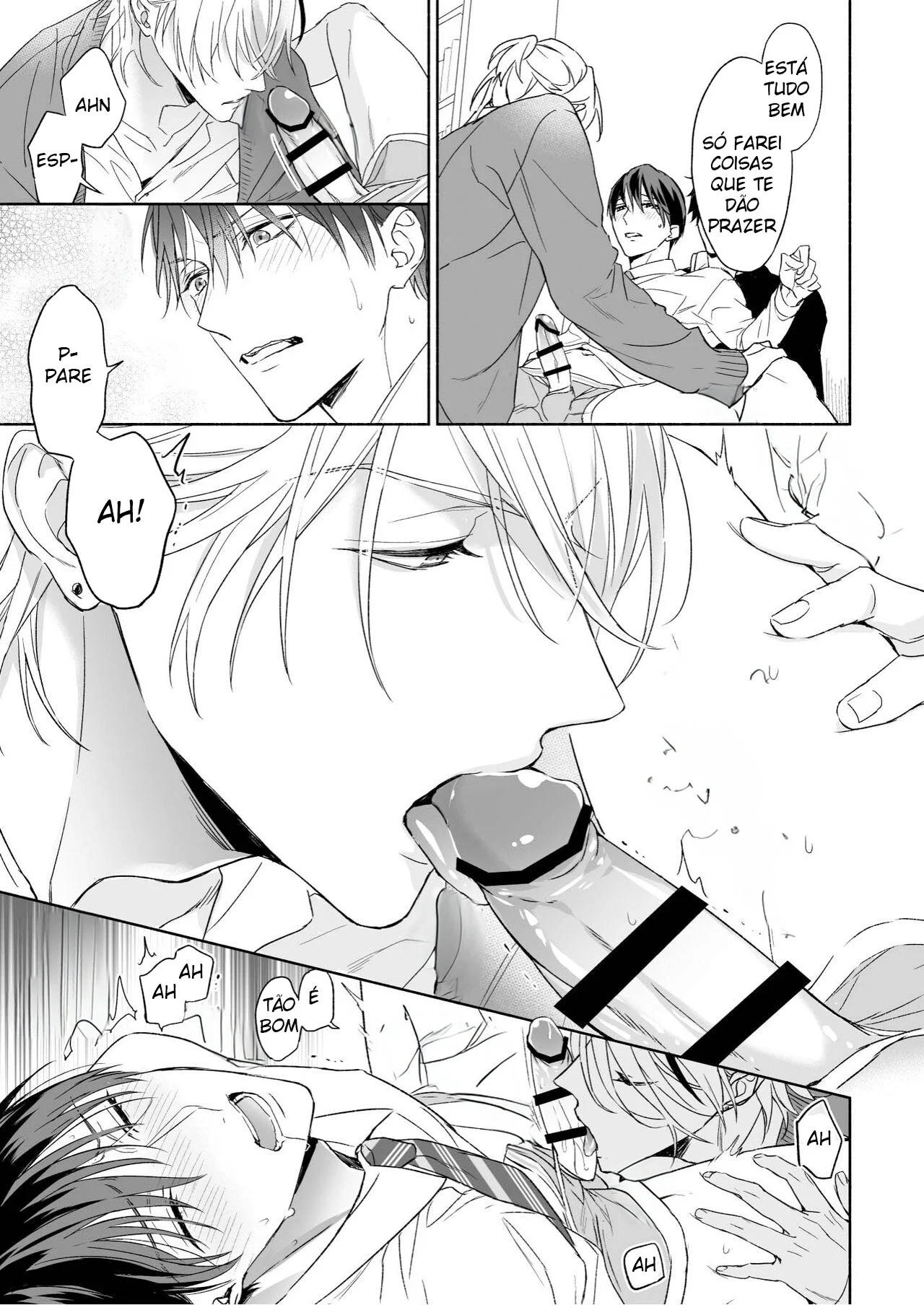 Quem manda na cama: passivo submisso ou dominador ativo? Hentai Yaoi explícito