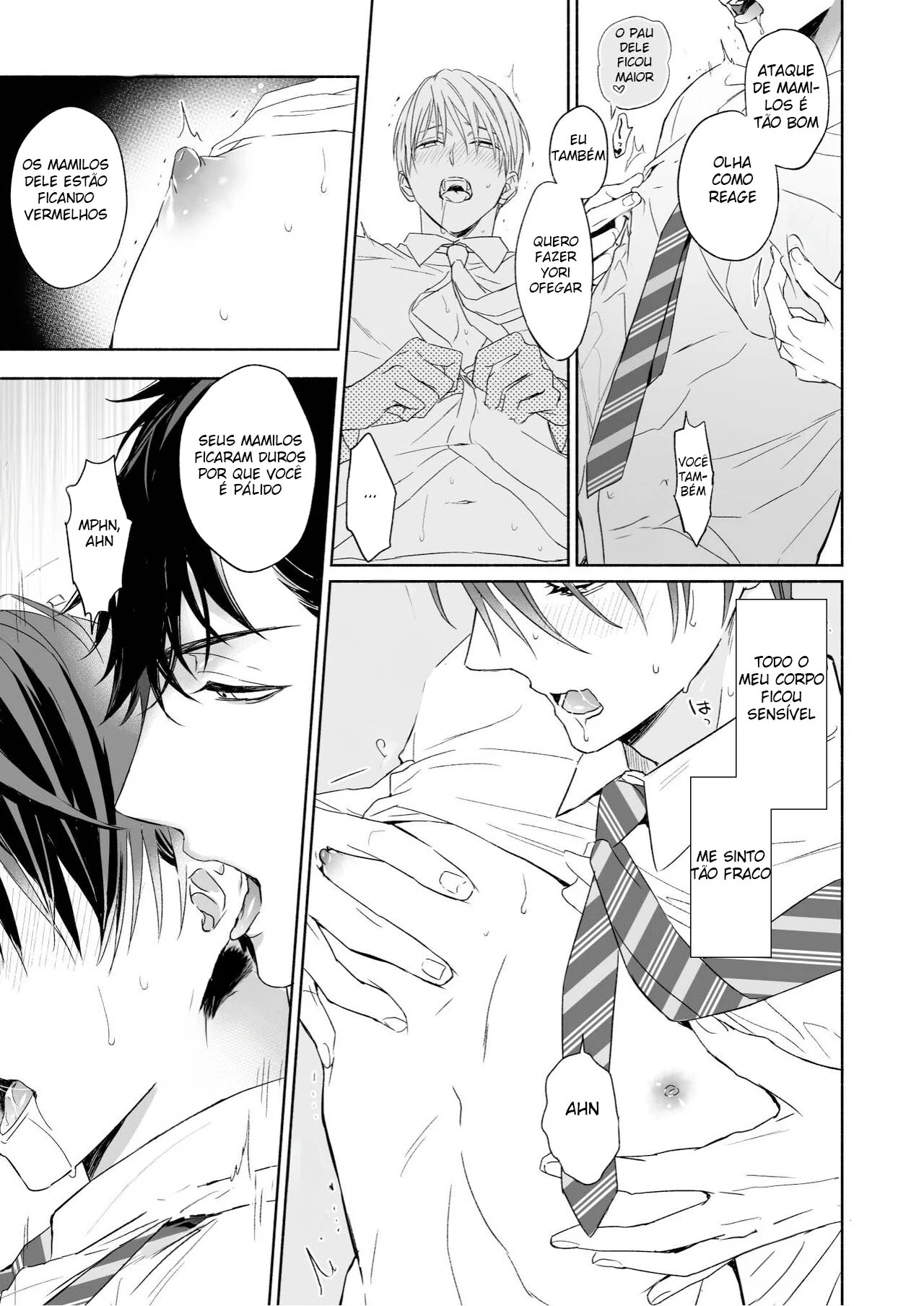 Quem manda na cama: passivo submisso ou dominador ativo? Hentai Yaoi explícito