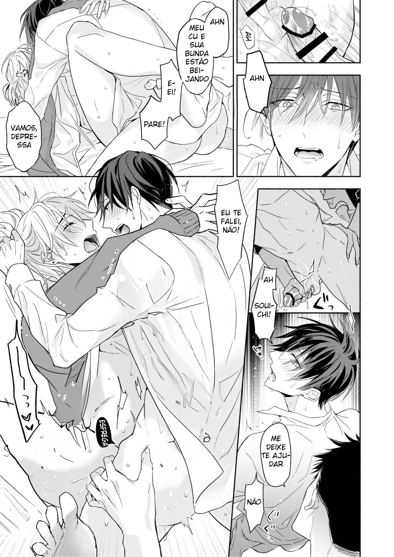 Quem manda na cama: passivo submisso ou dominador ativo? Hentai Yaoi explícito