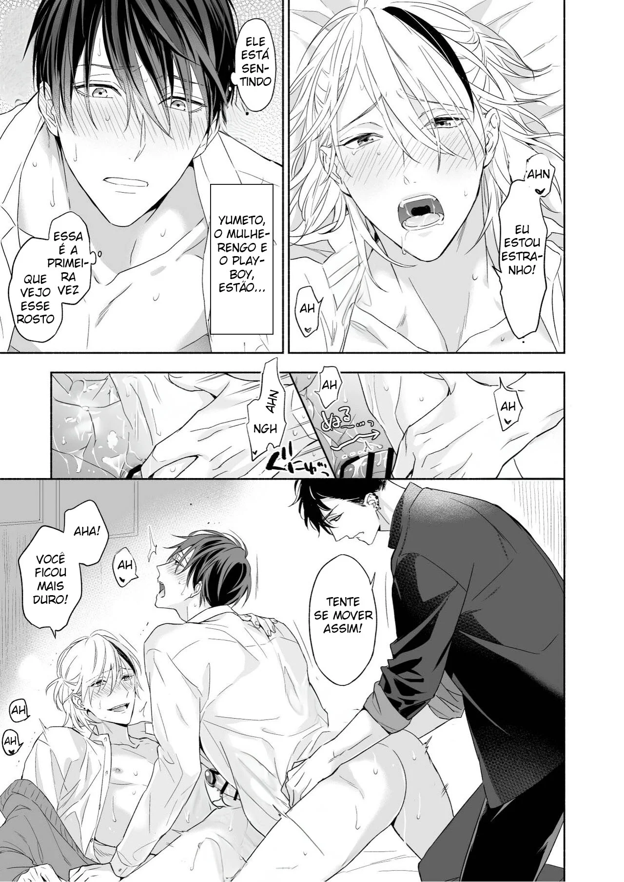 Quem manda na cama: passivo submisso ou dominador ativo? Hentai Yaoi explícito