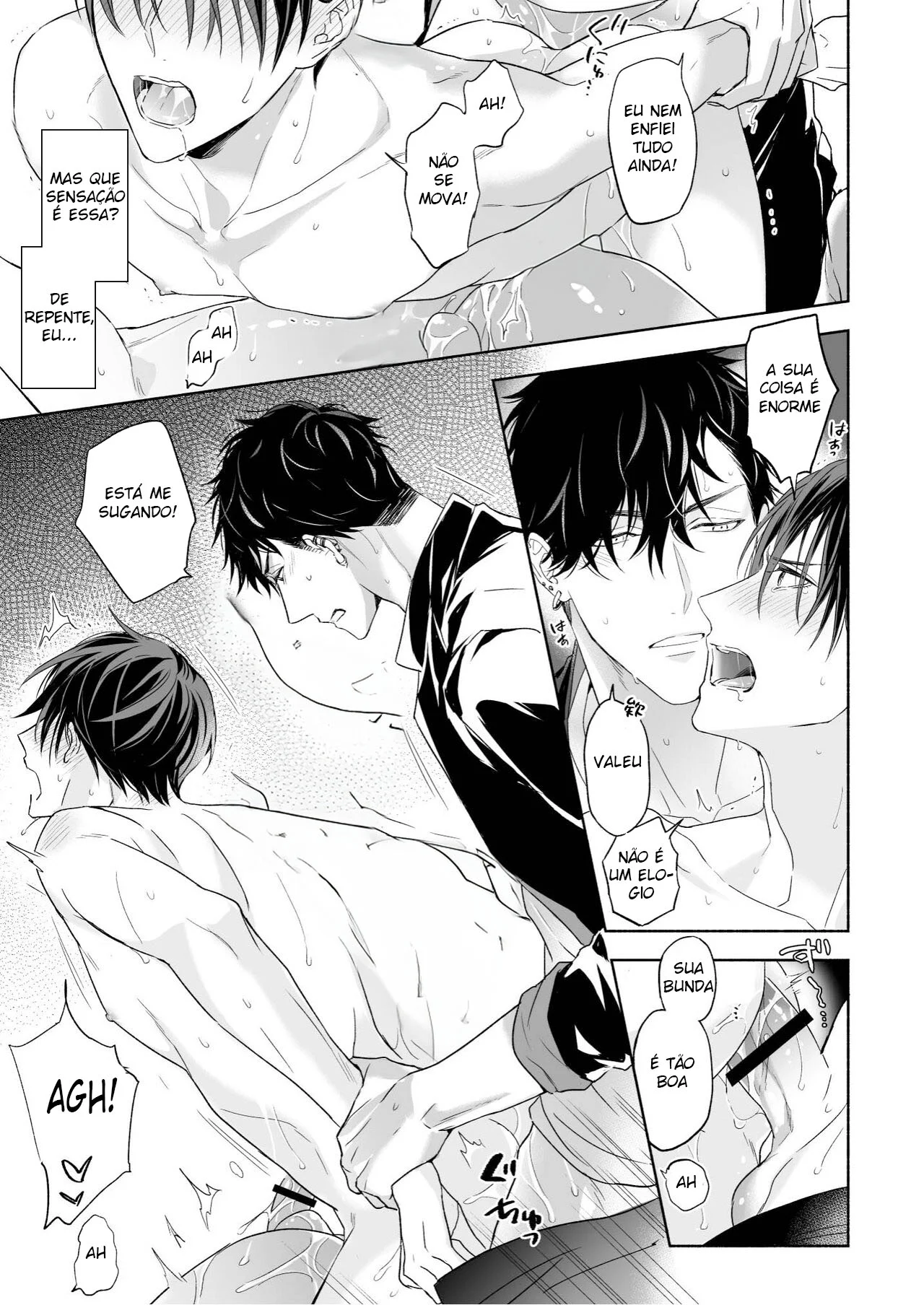 Quem manda na cama: passivo submisso ou dominador ativo? Hentai Yaoi explícito