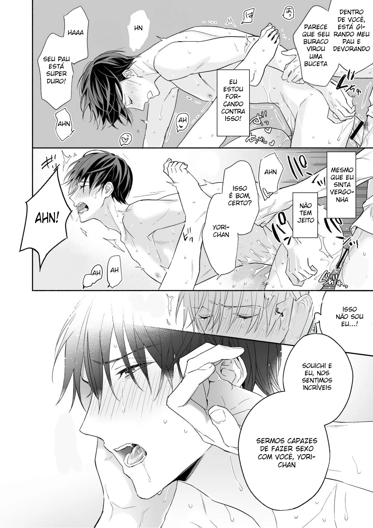 Quem manda na cama: passivo submisso ou dominador ativo? Hentai Yaoi explícito