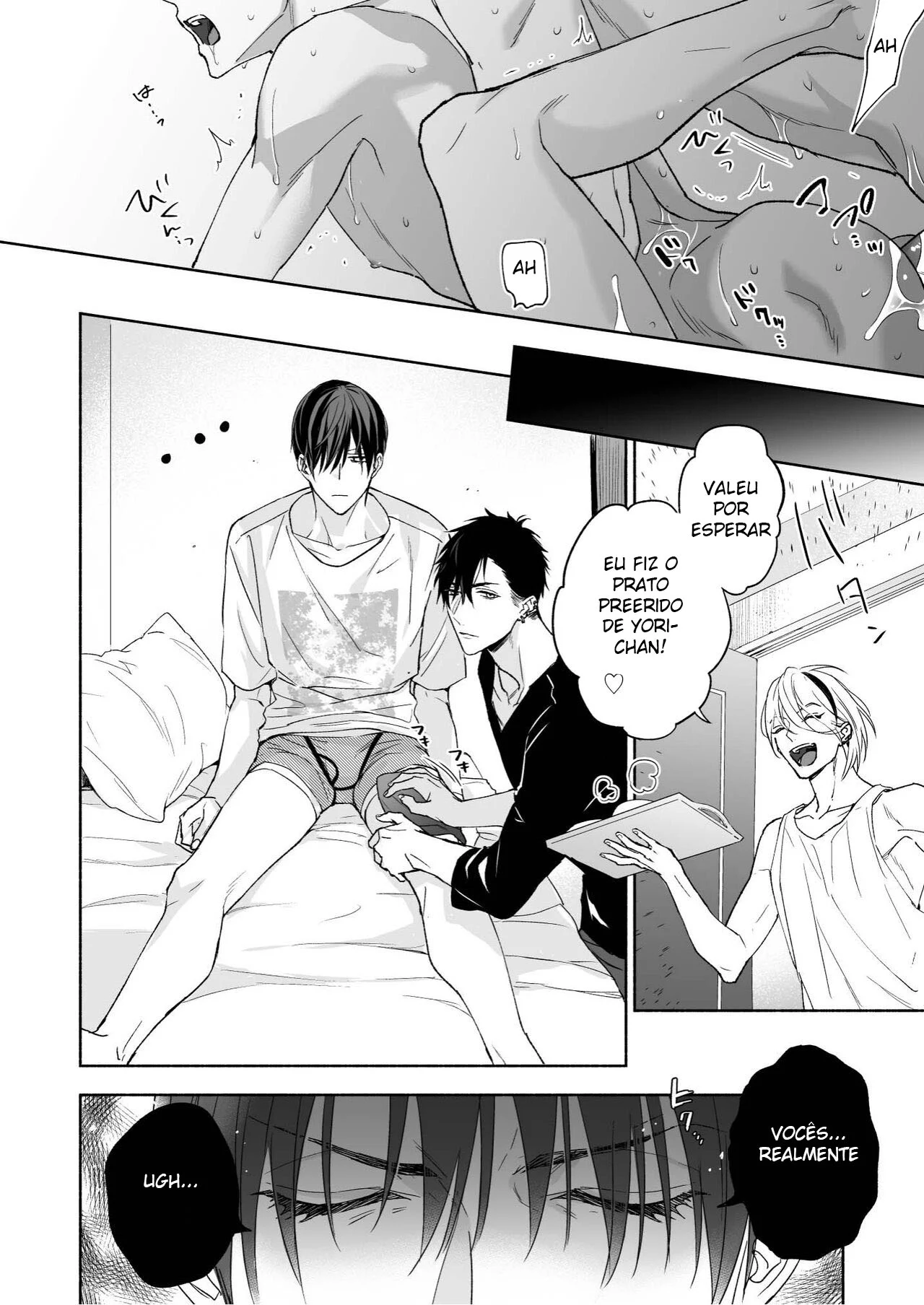 Quem manda na cama: passivo submisso ou dominador ativo? Hentai Yaoi explícito