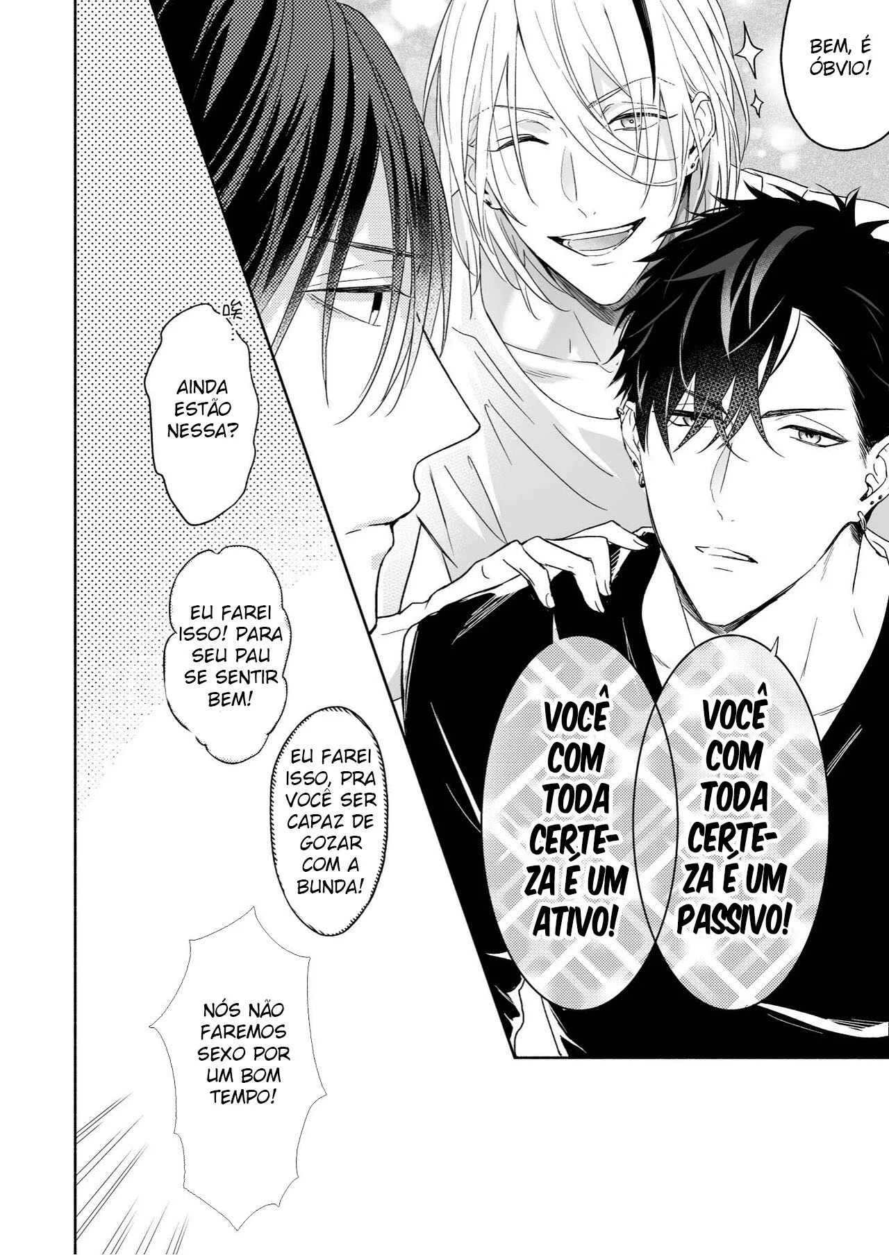 Quem manda na cama: passivo submisso ou dominador ativo? Hentai Yaoi explícito