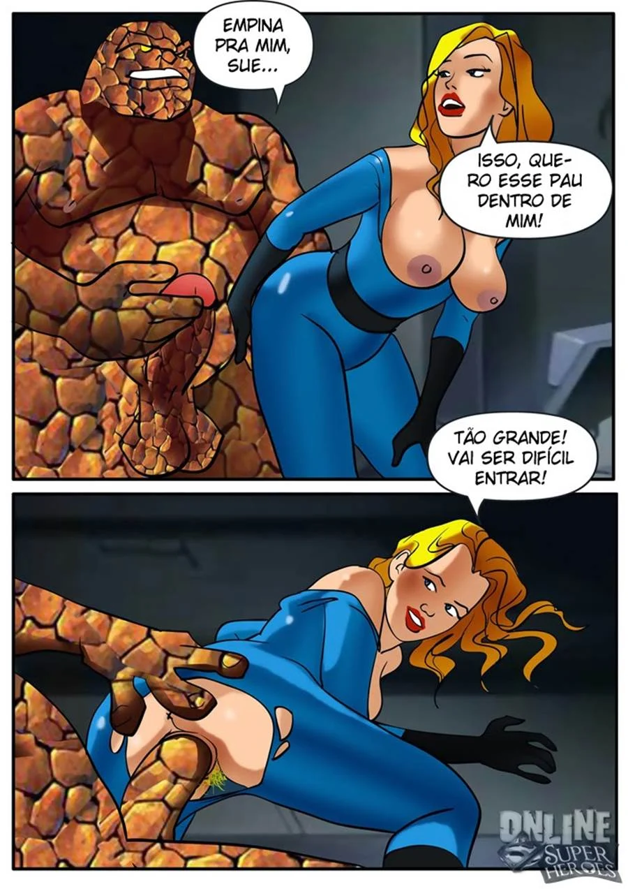 Quarteto Fantástico: Coisa escapa e fode a Mulher Invisível por trás Quarteto Fantástico: Coisa escapa e fode a Mulher Invisível por trás