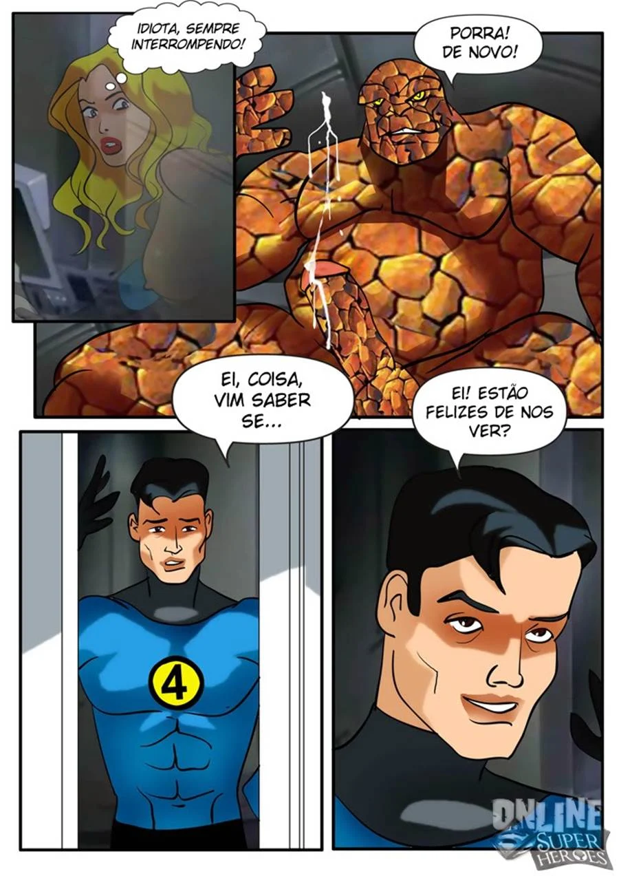 Quarteto Fantástico: Coisa escapa e fode a Mulher Invisível por trás Quarteto Fantástico: Coisa escapa e fode a Mulher Invisível por trás