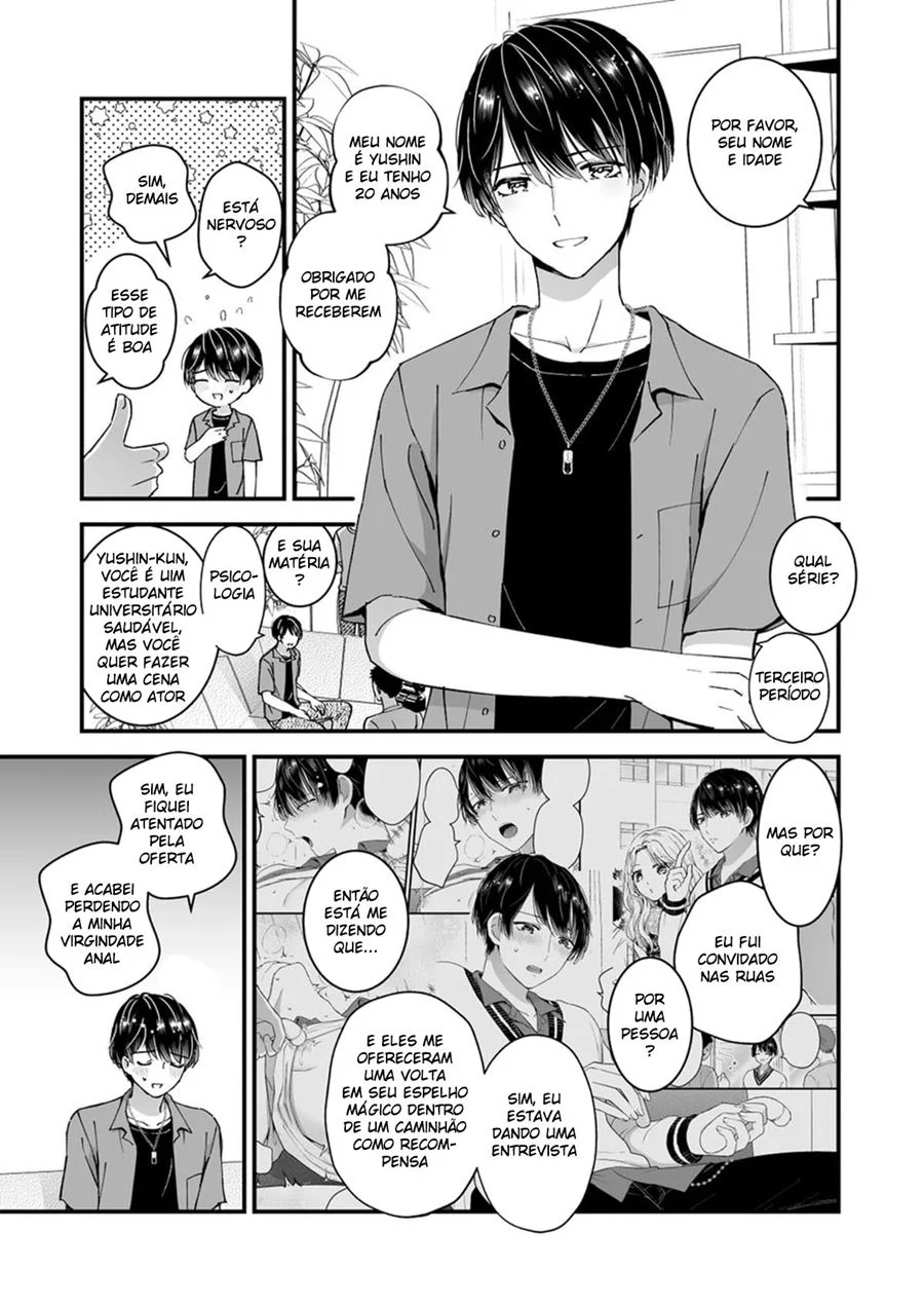 Espelho Mágico Revela Orgasmos Explícitos Entre Homens em HQ Inédita