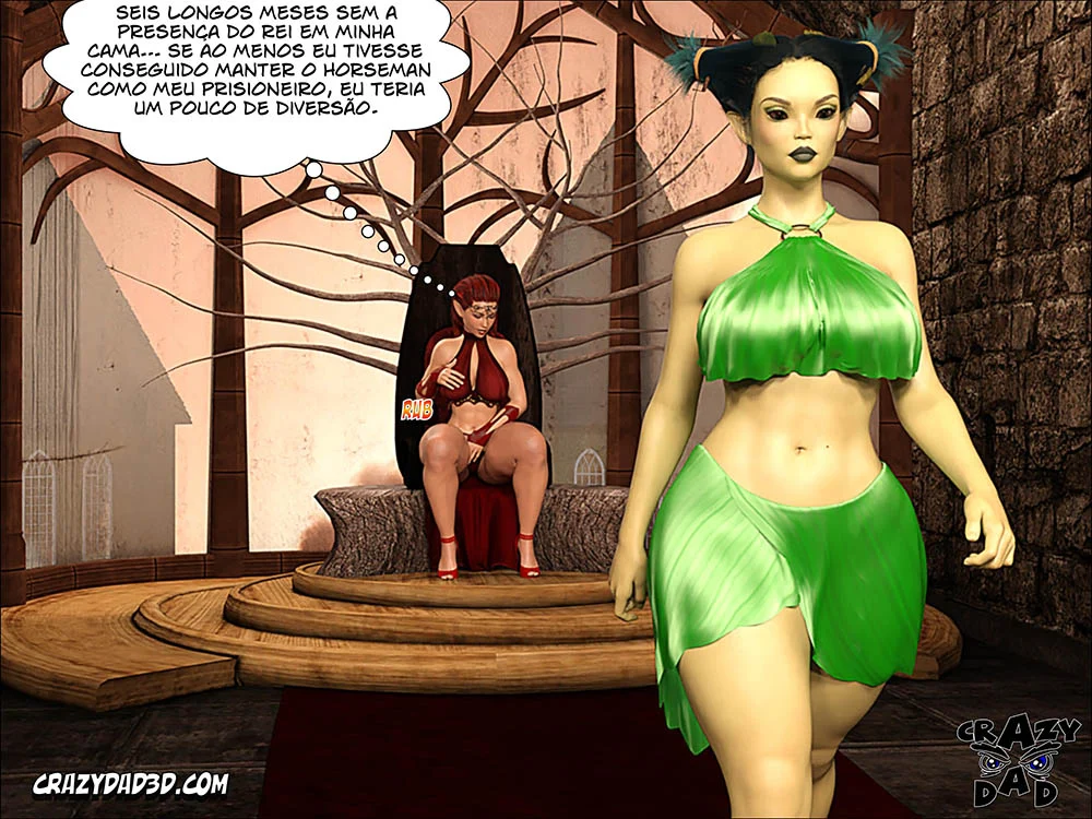 Rainha Safada: Orgia Proibida no Reino 3D - Hentai Explícito e Viciante