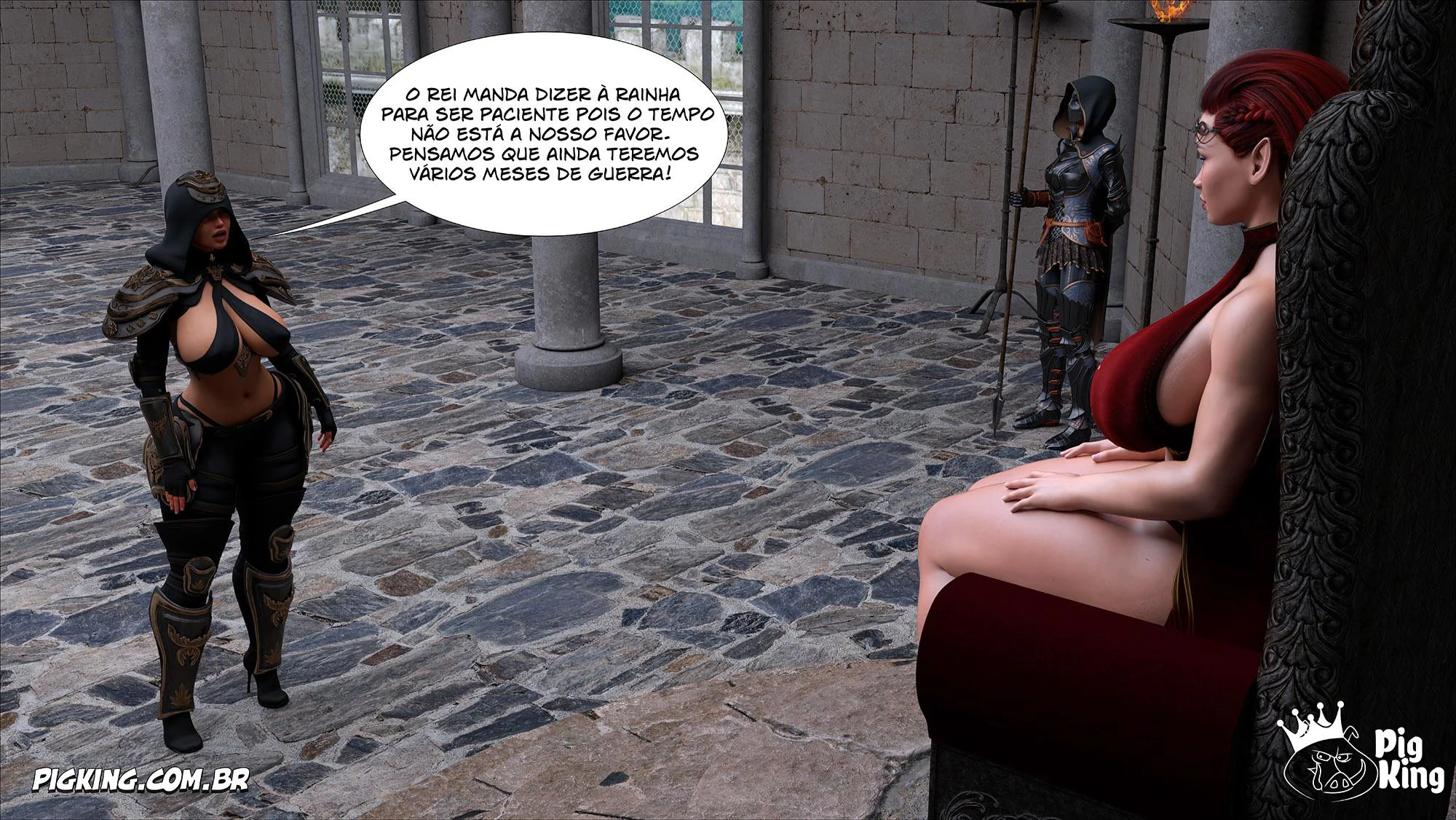 Rainha Azalea - Capítulo 10: Foda Explícita em Quadrinhos 3D Proibidos