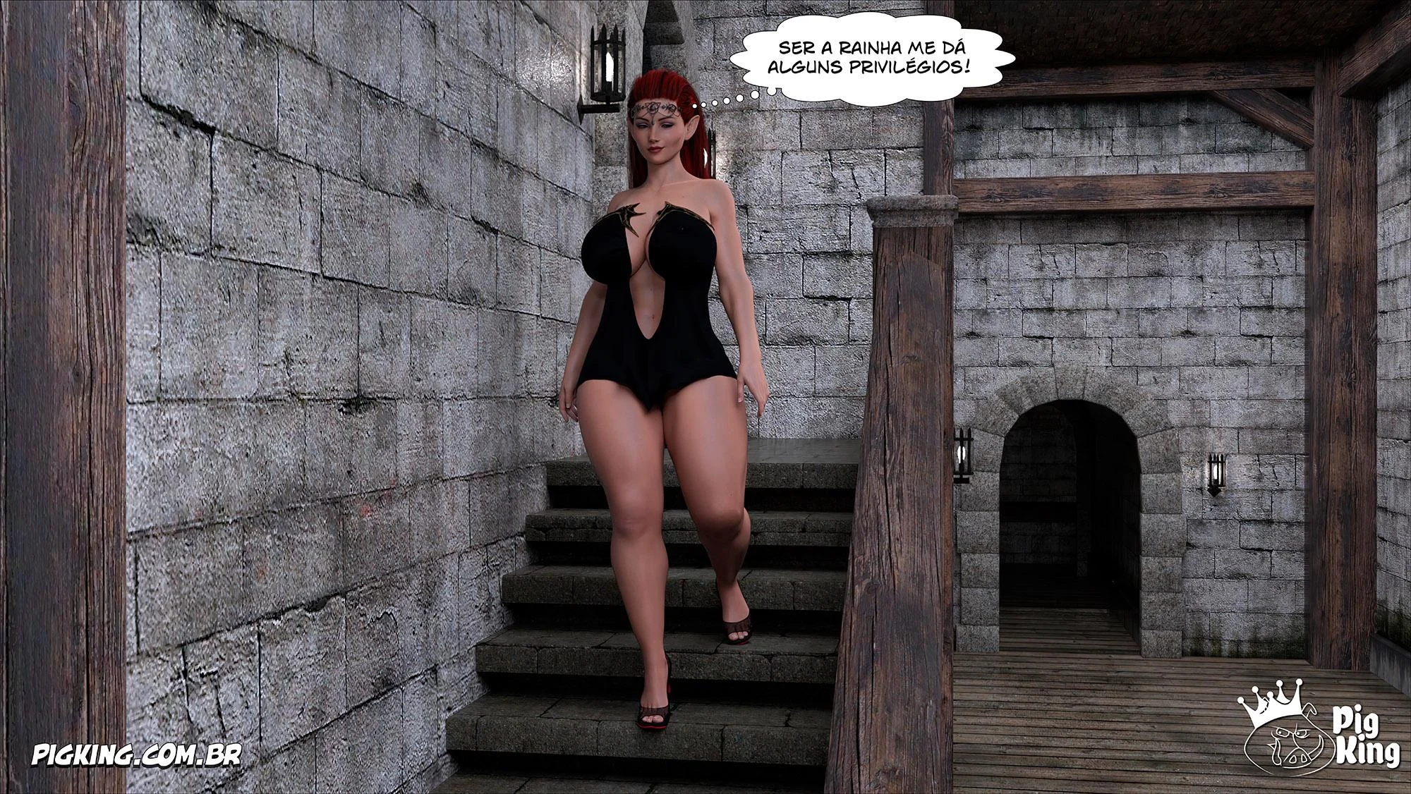 Rainha Azalea - Capítulo 10: Foda Explícita em Quadrinhos 3D Proibidos