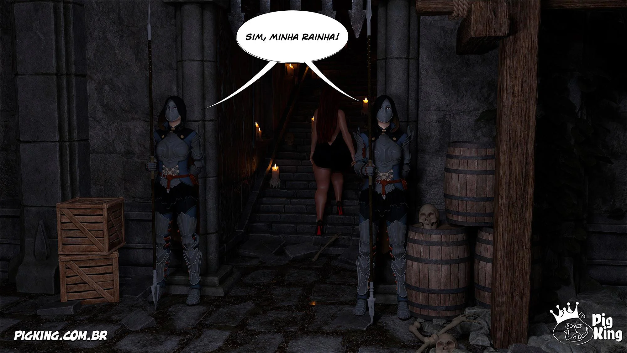 Rainha Azalea - Capítulo 10: Foda Explícita em Quadrinhos 3D Proibidos