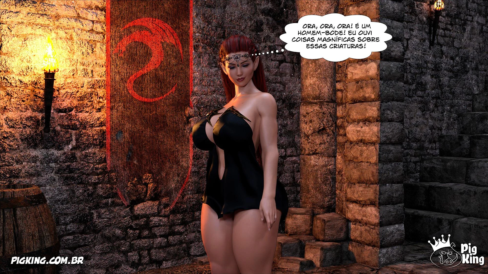 Rainha Azalea - Capítulo 10: Foda Explícita em Quadrinhos 3D Proibidos