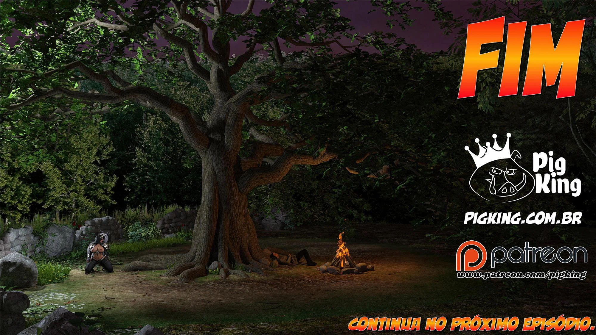 Rainha Azalea 12: Orgia Real em Quadrinhos 3D Explícitos