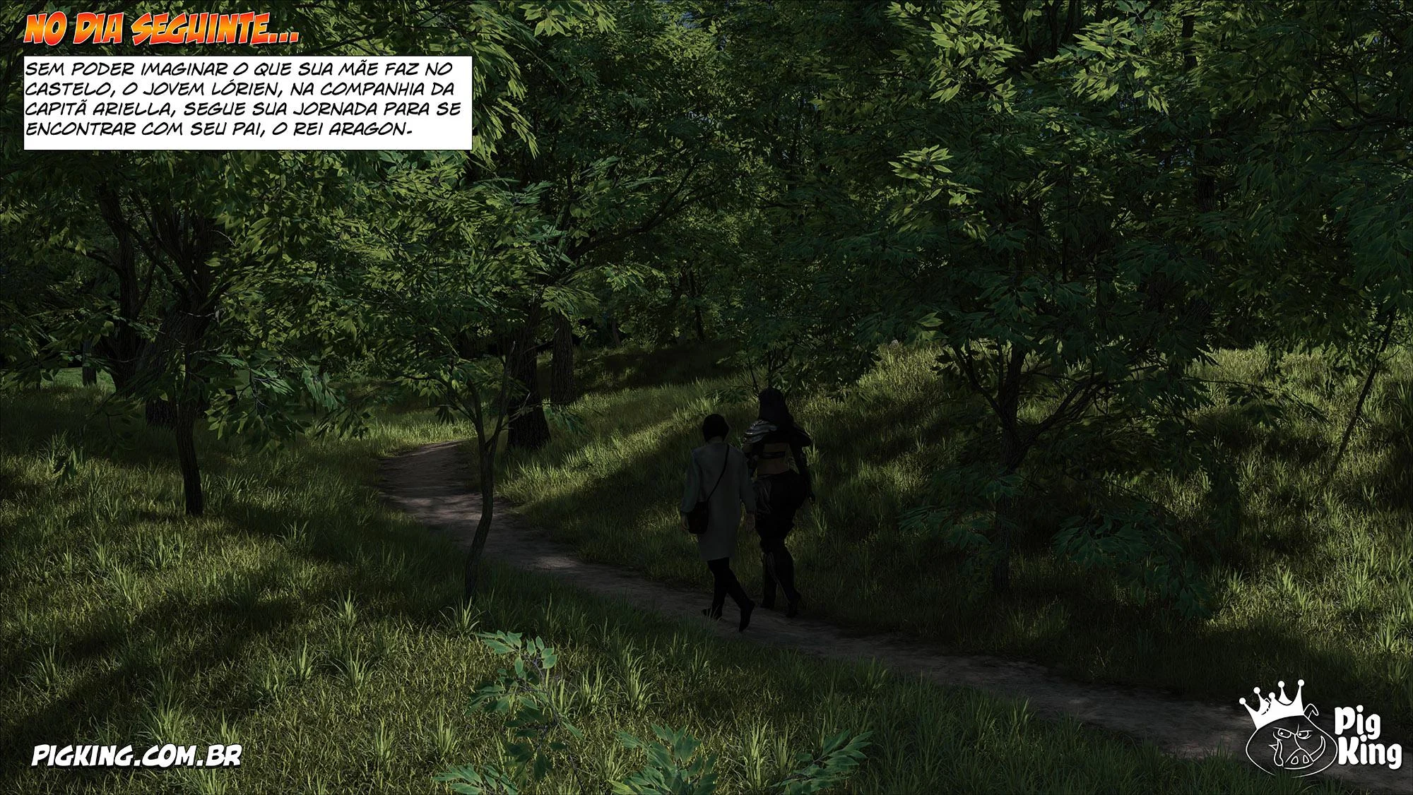 Rainha Azalea 12: Orgia Real em Quadrinhos 3D Explícitos