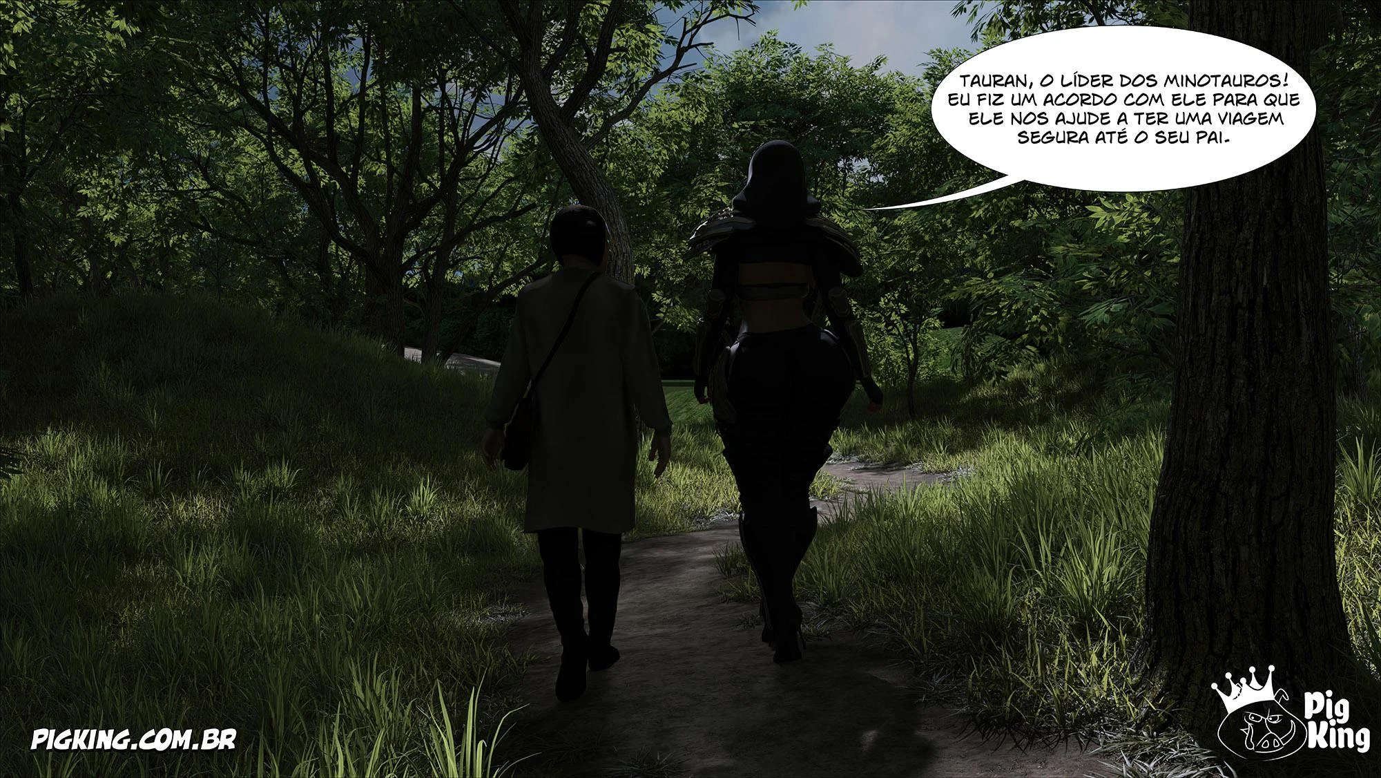 Rainha Azalea 12: Orgia Real em Quadrinhos 3D Explícitos