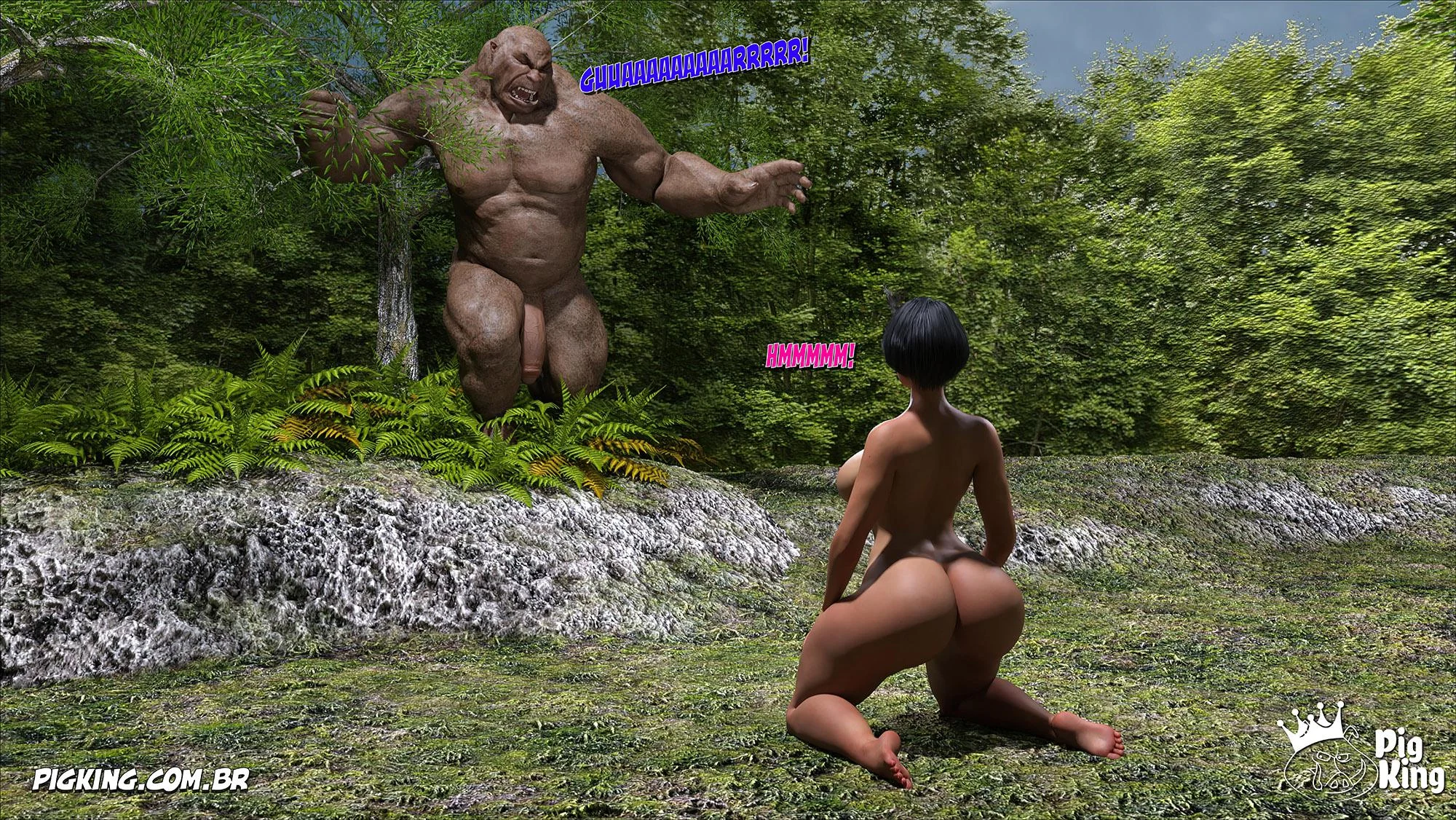 Imperatriz Azalea – Quadrinhos Eróticos 3D com Fetiche Realista Explícito