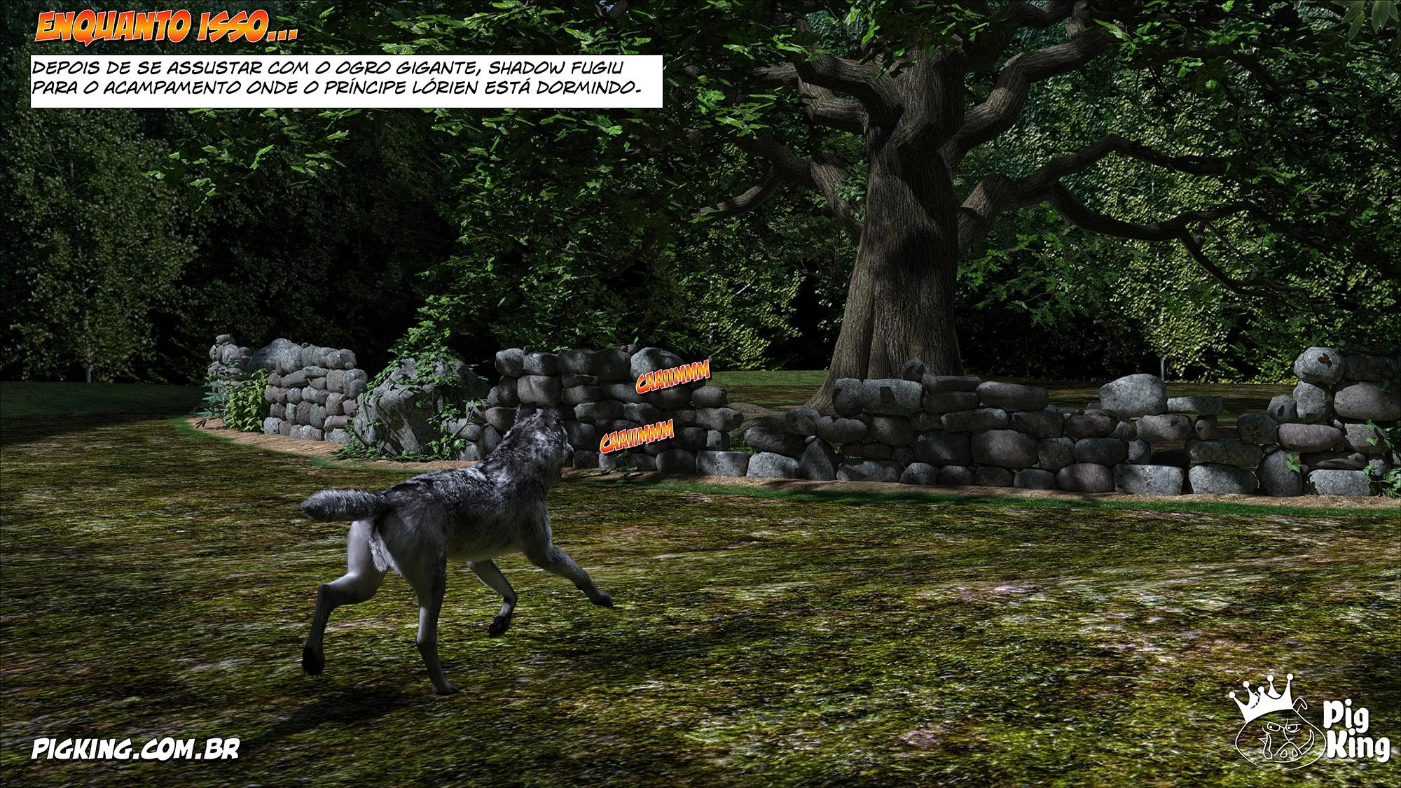 Azalaia: A Rainha Submissa em Tiras de Sexo Explícito em 3D