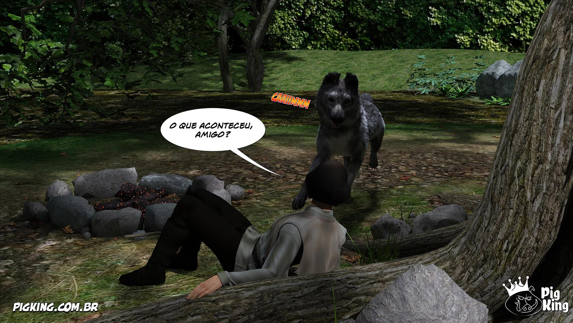 Azalaia: A Rainha Submissa em Tiras de Sexo Explícito em 3D