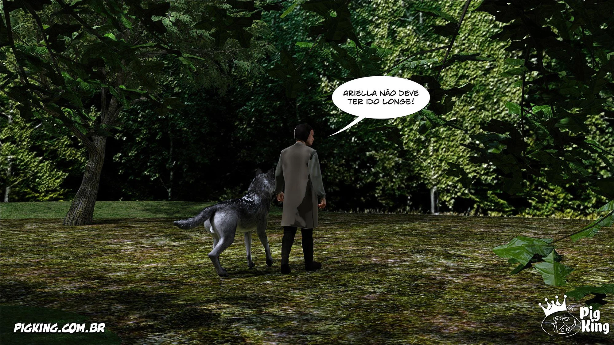 Azalaia: A Rainha Submissa em Tiras de Sexo Explícito em 3D