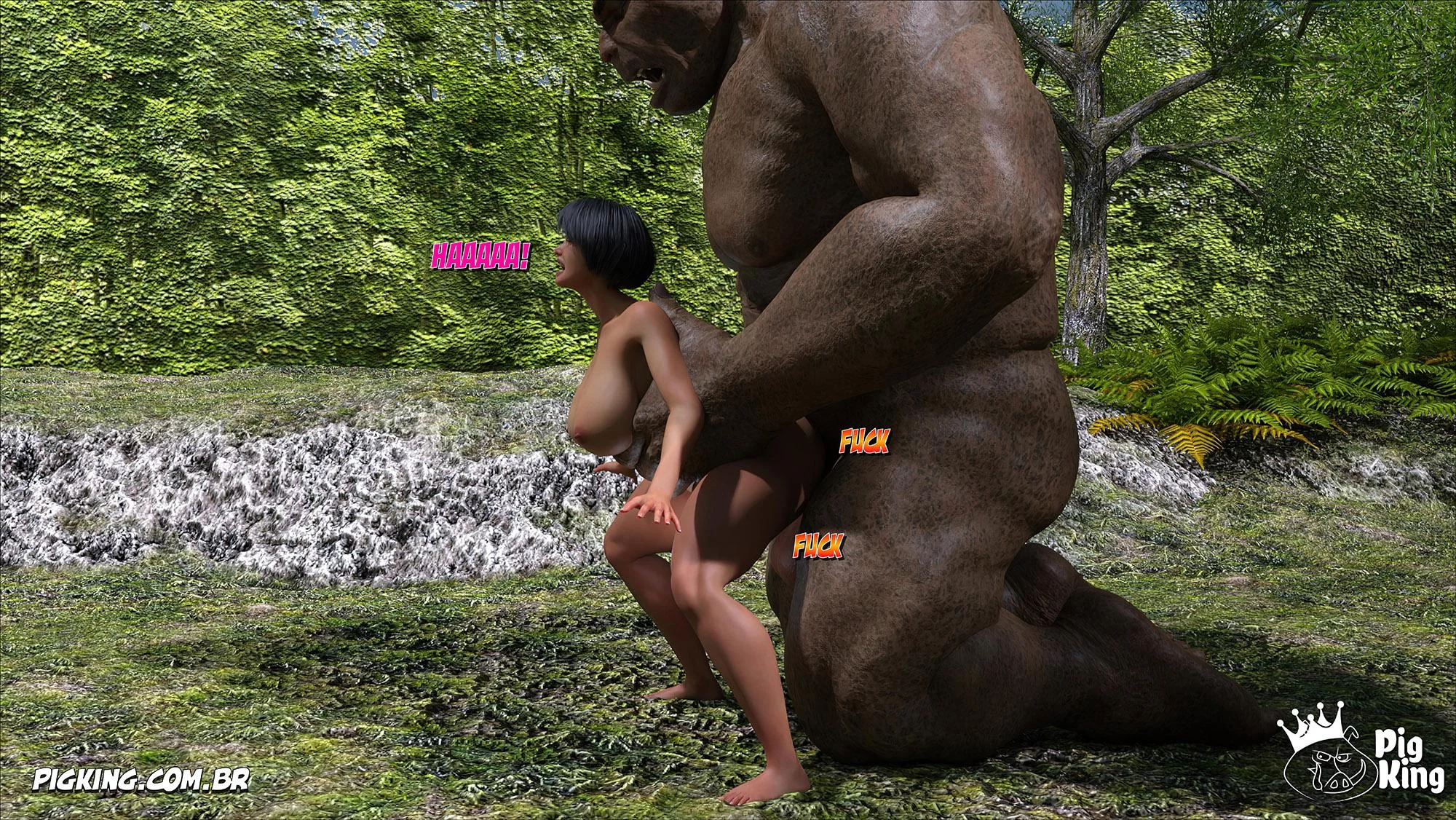 Rainha Azalea Capítulo 15: Foda Explícita em 3D - Quadrinhos Proibidos de Sexo