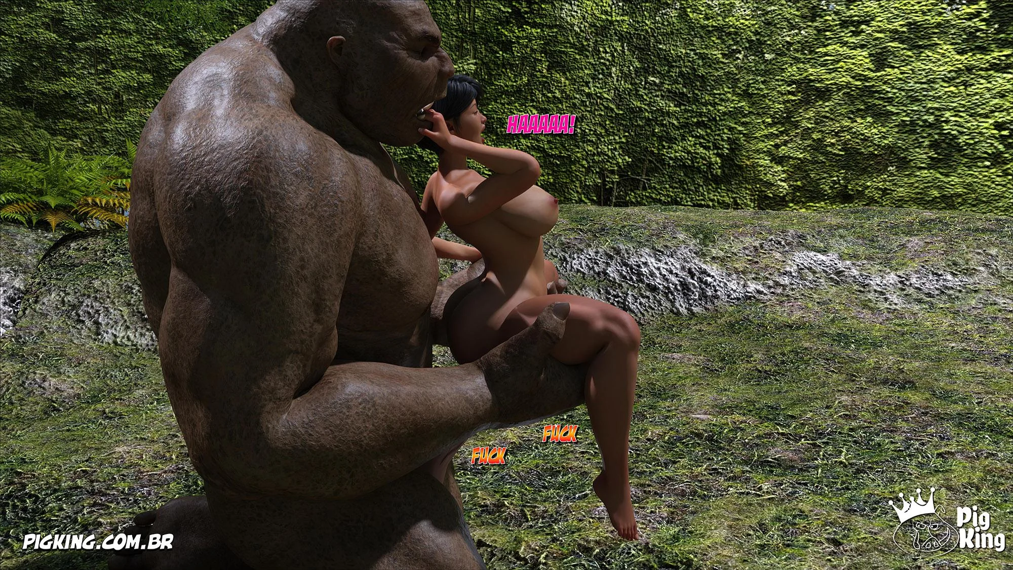 Rainha Azalea Capítulo 15: Foda Explícita em 3D - Quadrinhos Proibidos de Sexo