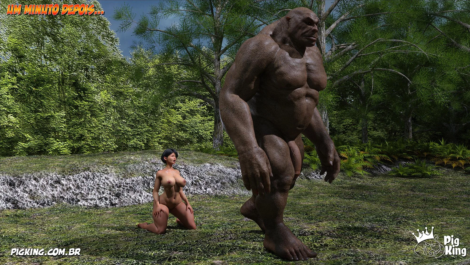 Rainha Azalia Capítulo 16: Foda Brutal em 3D - Dominado pelo Poder do Sexo Explícito