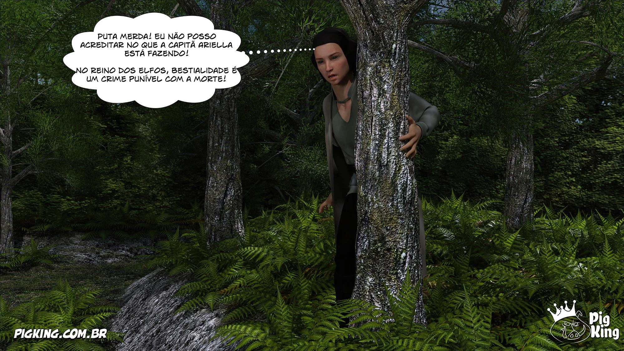 Rainha Azalia Capítulo 16: Foda Brutal em 3D - Dominado pelo Poder do Sexo Explícito