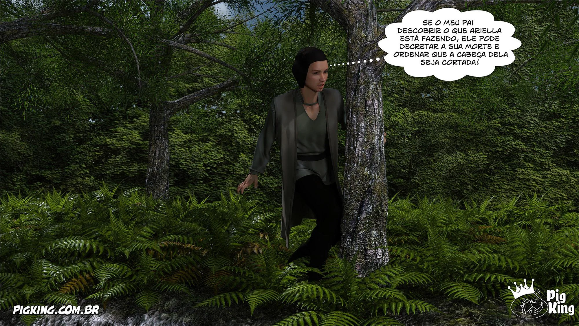 Rainha Azalia Capítulo 16: Foda Brutal em 3D - Dominado pelo Poder do Sexo Explícito